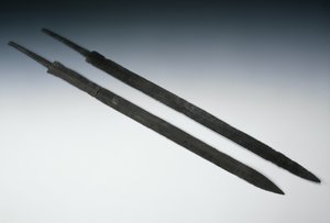 Spade ausiliarie o spathae, dal sito romano di Newstead, Melrose, 80-100 d.C. da Roman